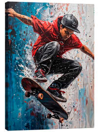 Canvas print Skater jump - nobelart