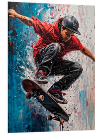 PVC-tavla Skater jump