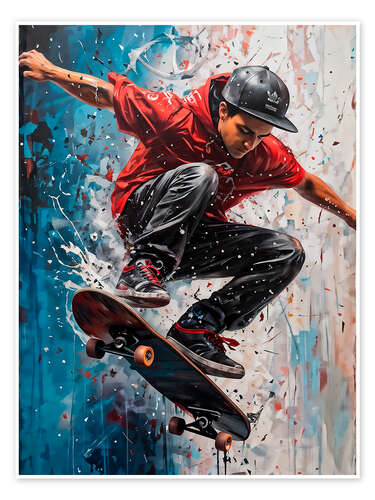 Póster Skater jump