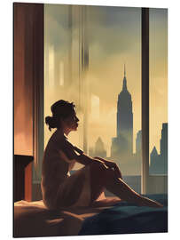 Magnettafel Morgensonne mit E. Hopper