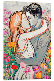 Acrylic print First love in spring
