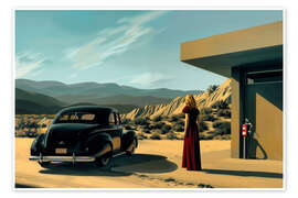 Wandbild Im Death Valley mit E. Hopper - Frank Daske