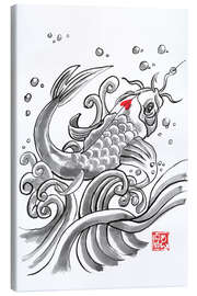 Canvas print Koi trapped - Péchane