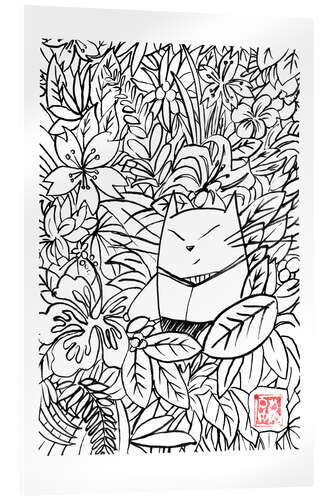 Acrylic print Momoneko in the jungle