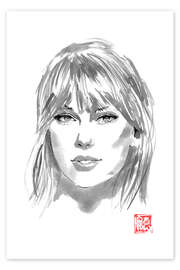 Wandbild Taylor Swift - Péchane