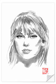 Wandsticker Taylor Swift