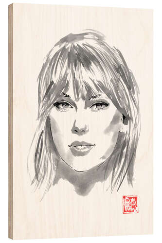 Holzbild Taylor Swift