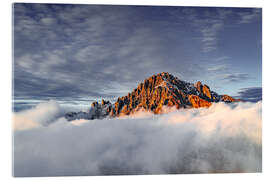 Acrylic print Above the fog - Roberto Sysa Moiola