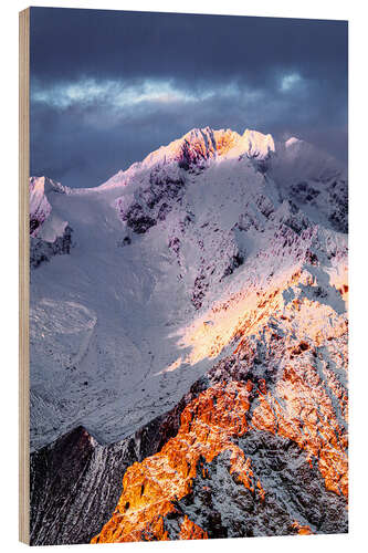 Cuadro de madera Alps