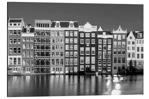 Aluminium print Amsterdam architecture