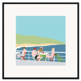 Gerahmter Kunstdruck Summer time