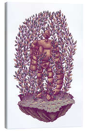 Tableau sur toile Castle in the Sky Robot - syntetyc