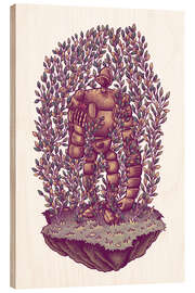 Tableau en bois Castle in the Sky Robot - syntetyc