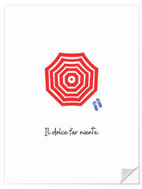 Wandsticker Il dolce far niente