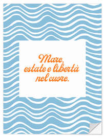 Wandsticker Mare, estate e libertà nel cuore