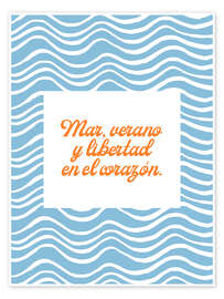 Tableau Mar, verano y libertad - Ohkimiko