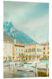 Akrylglastavla Gargnano, Lake Garda - Michael Schulz Dostal