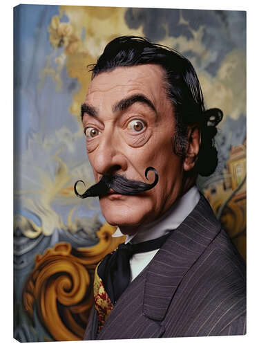 Obraz na płótnie Portrait of Salvador Dalí