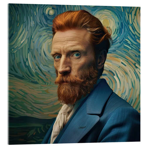 Acrylic print Portrait of Van Gogh