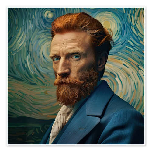 Póster Portrait of Van Gogh