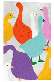 Acrylic print Lunar Goose - 83 Oranges