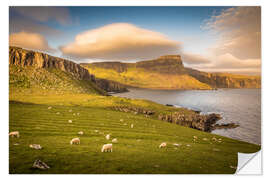 Wandsticker Abend am Neist Cliff, Isle of Skye, Schottland