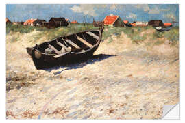 Wandsticker Boot am Südstrand von Skagen - Oscar Björk, 1884