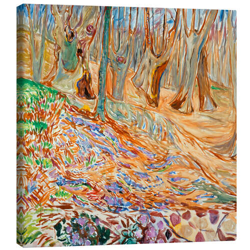 Canvastavla Elm forest in spring, 1923