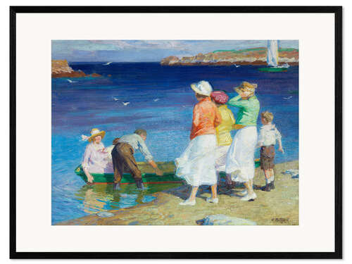 Impresión de arte enmarcada A Sailing Party, 1924