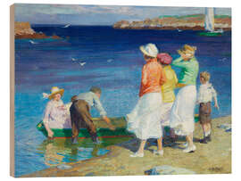 Wood print A Sailing Party, 1924 - Edward Henry Potthast