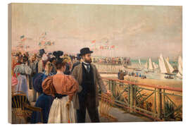 Holzbild Les Regates - Joan Llaverias, 1896