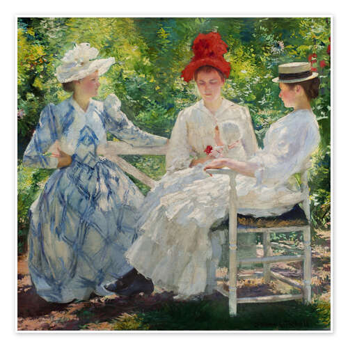 Poster Three Sisters, A Study in June Sunlight, 1890