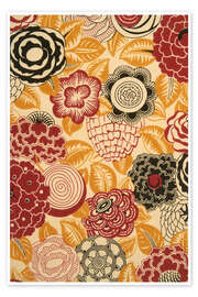 Poster Graphic floral pattern, 1926