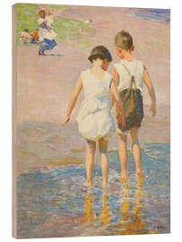 Trätavla Brother and Sister, 1915 - Edward Henry Potthast