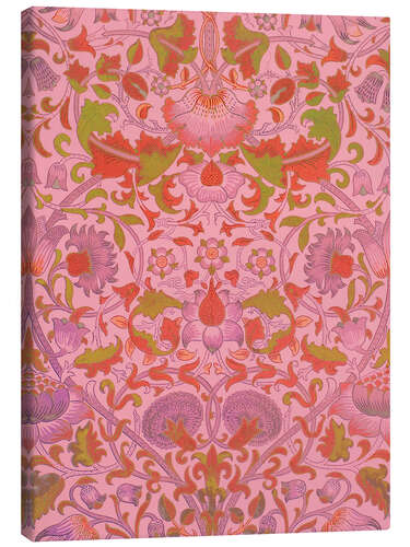 Canvastavla Lodden Chintz Rosa, 1884