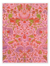 Wall print Lodden Chintz Rosa, 1884 - William Morris