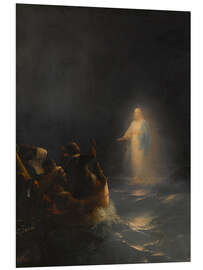 Cuadro de PVC Jesus walking on water, 1863 - Ivan Konstantinovich Aivazovsky
