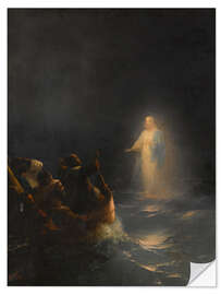 Wandsticker Jesus wandelt auf dem Wasser, 1863