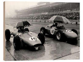 Stampa su legno Jack Brabham and Carel Graf de Beaufort, 1962