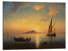 Quadro em alumínio The Bay of Naples, 1841 - Ivan Konstantinovich Aivazovsky
