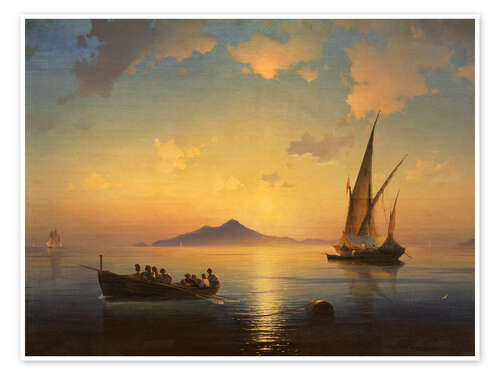 Poster The Bay of Naples, 1841