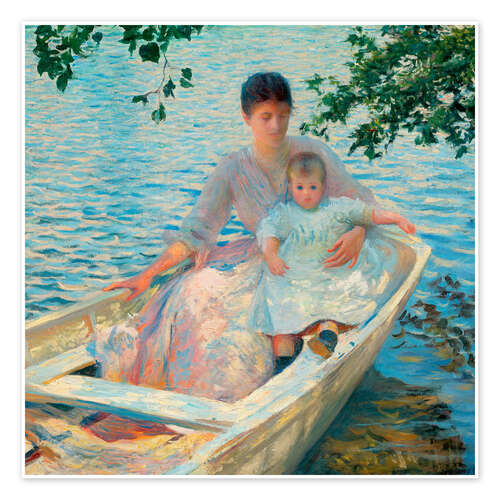 Poster Mother and Child in a Boat, 1892