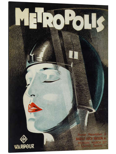 Cuadro de aluminio Metropolis, 1926, Head of Maria I