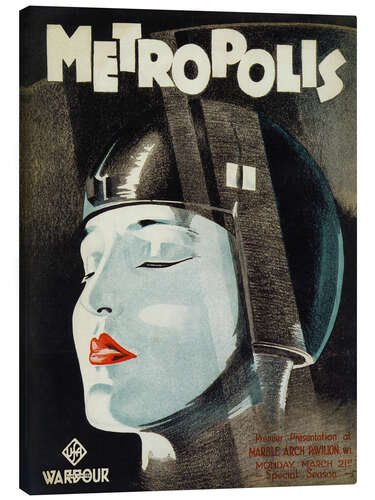 Tableau sur toile Metropolis, 1926, Head of Maria I