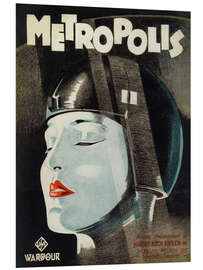 PVC print Metropolis, 1926, Head of Maria I