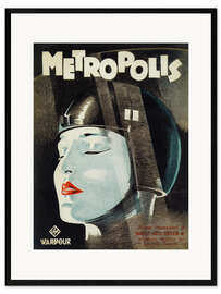 Impresión de arte enmarcada Metropolis, 1926, Head of Maria I
