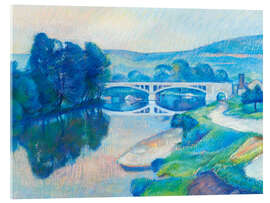 Acrylic print Marne Bridge near Créteil - Hans Lehmann