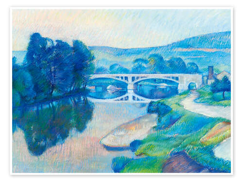 Plakat Marne Bridge near Créteil - Hans Lehmann