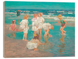 Quadro de madeira A holiday - Edward Henry Potthast