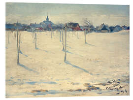 Quadro em acrílico Hornbaek in winter, 1891